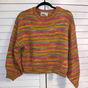 Multi colored sweater